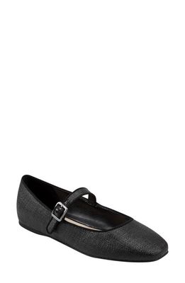 Marc Fisher LTD Lailah Woven Mary Jane Flat in Black 001