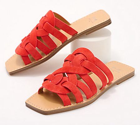 Marc Fisher LTD Leather or Suede Slide Sandals - Kimiko