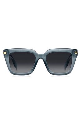 Marc Jacobs 52mm Gradient Square Sunglasses in Blue/Grey Shaded