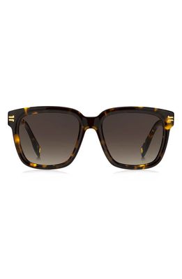 Marc Jacobs 53mm Square Sunglasses in Havana /Brown Gradient