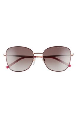 Marc Jacobs 54mm Gradient Lens Square Sunglasses in Gold Copper/Brown Gradient