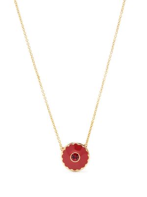 Marc Jacobs circular pendant necklace - Gold