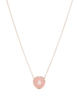 Marc Jacobs circular pendant necklace - Pink