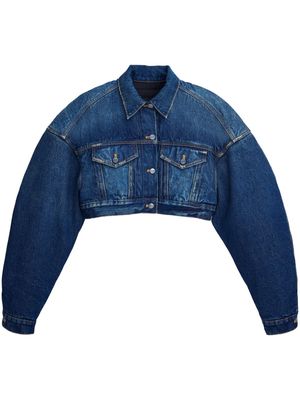 Marc Jacobs cropped padded jacket - Blue