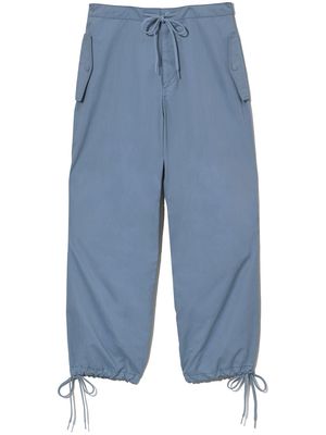Marc Jacobs drawstring cargo trousers - Blue