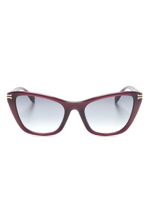 Marc Jacobs Eyewear logo-engraved cat-eye sunglasses - Purple