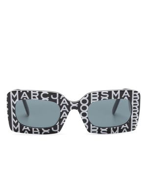 Marc Jacobs Eyewear Monogram rectangular-frame sunglasses - Black