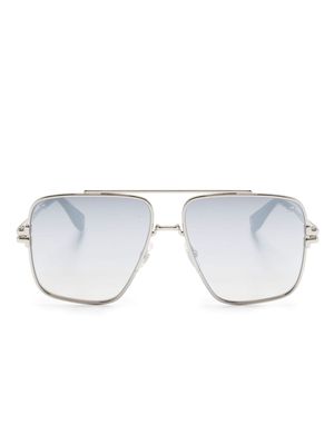 Marc Jacobs Eyewear navigator-frame mirrored-lenses sunglasses - Grey