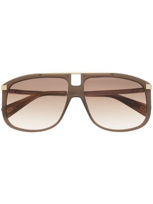 Marc Jacobs Eyewear oversize-frame sunglasses - Brown