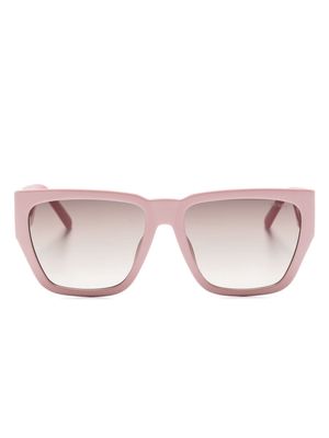 Marc Jacobs Eyewear square-frame logo-plaque sunglasses - Pink