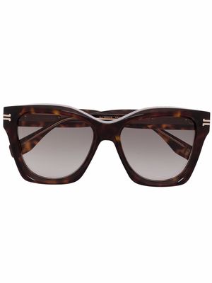 Marc Jacobs Eyewear tortoiseshell square sunglasses - Brown