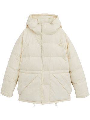 Marc Jacobs hooded puffer coat - Neutrals