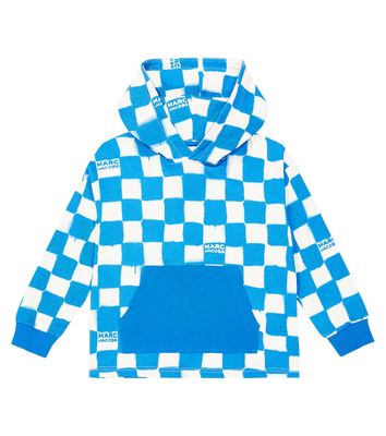 Marc Jacobs Kids Checked cotton hoodie