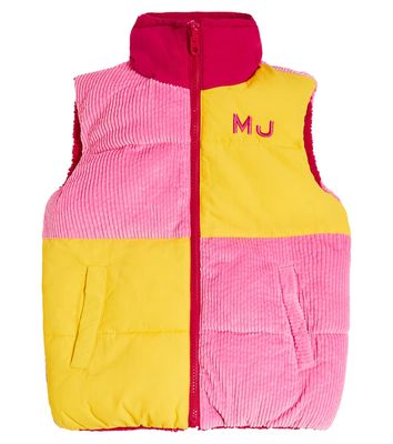 Marc Jacobs Kids Colorblocked reversible puffer vest