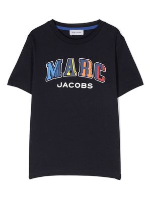 Marc Jacobs Kids cotton logo-print T-shirt - Blue