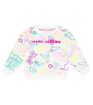 Marc Jacobs Kids Embroidered cotton sweatshirt