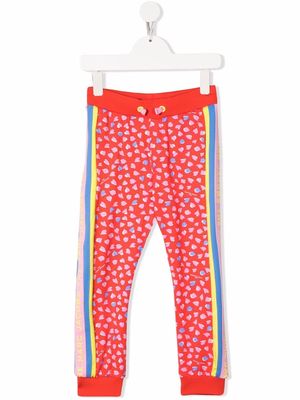 Marc Jacobs Kids hearts logo-print track pants - Red