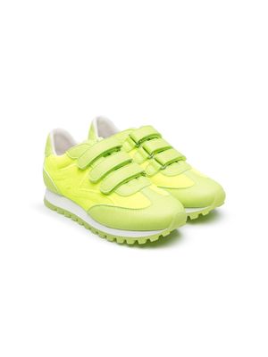 Marc Jacobs Kids Jogger touch-strap low-top sneakers - Green