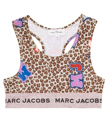 Marc Jacobs Kids Leopard-print cropped top