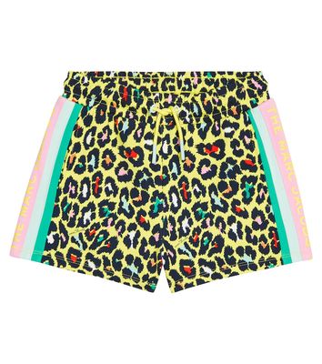 Marc Jacobs Kids Leopard-print jersey shorts