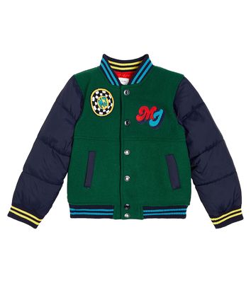 Marc Jacobs Kids Logo bomber jacket
