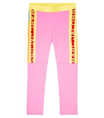 Marc Jacobs Kids Logo colorblocked leggings