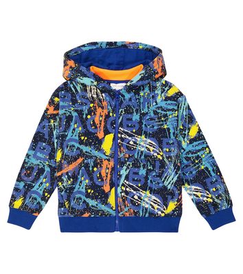 Marc Jacobs Kids Logo cotton-blend hoodie