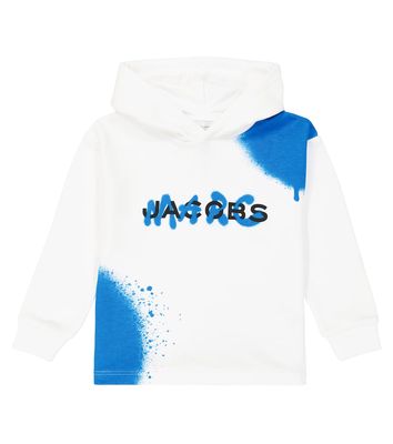 Marc Jacobs Kids Logo cotton-blend jersey hoodie