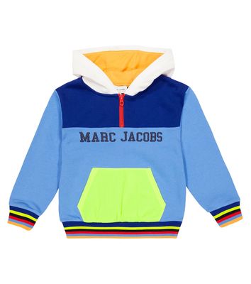Marc Jacobs Kids Logo cotton jersey hoodie