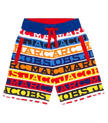 Marc Jacobs Kids Logo cotton jersey shorts
