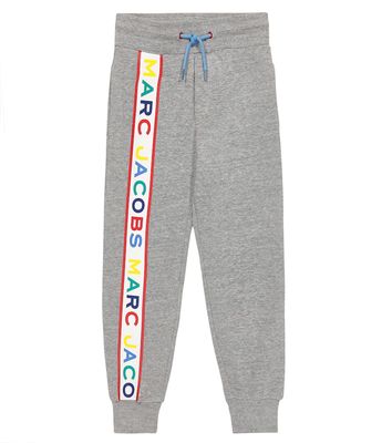 Marc Jacobs Kids Logo cotton jersey sweatpants