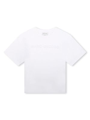 Marc Jacobs Kids logo-embossed cotton T-shirt - White