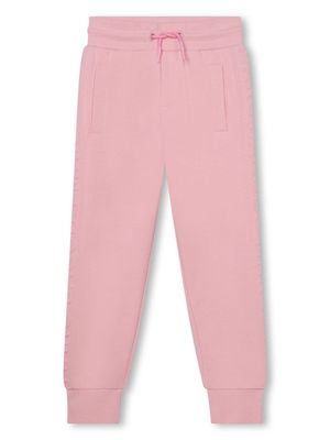 Marc Jacobs Kids logo-embossed cotton track pants - Pink