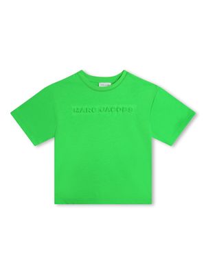 Marc Jacobs Kids logo-embossed crew-neck T-shirt - Green