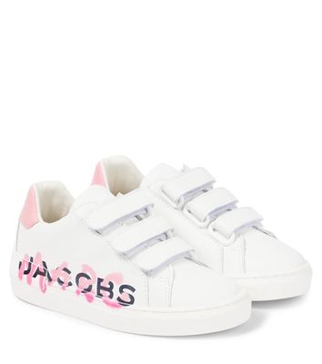 Marc Jacobs Kids Logo leather sneakers