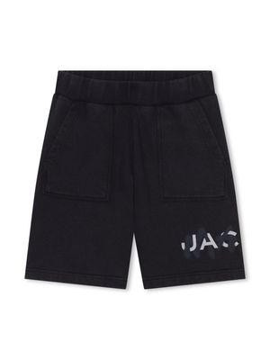 Marc Jacobs Kids logo-print cotton shorts - Black