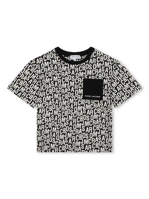 Marc Jacobs Kids logo-print cotton T-shirt - Black