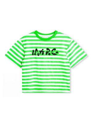 Marc Jacobs Kids logo-print cotton T-shirt - Green