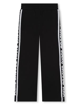 Marc Jacobs Kids logo-print cotton trousers - Black