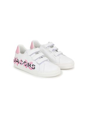 Marc Jacobs Kids logo-print leather sneakers - White