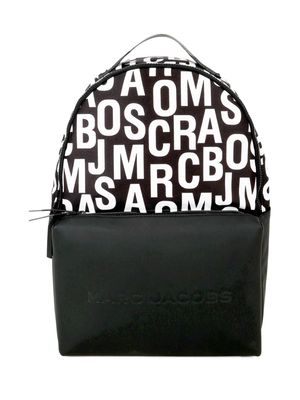 Marc Jacobs Kids logo-print zip-around backpack - Black