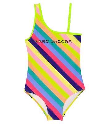 Marc Jacobs Kids Logo striped swimsuit