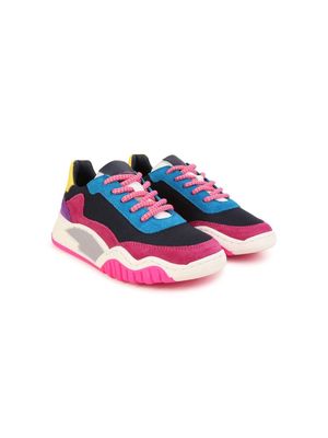 Marc Jacobs Kids number-printed panelled sneakers - Multicolour