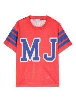 Marc Jacobs Kids patch-detail jersey top - Red
