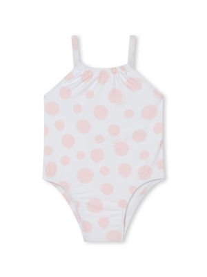 Marc Jacobs Kids polka-dot swimsuit - White