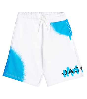 Marc Jacobs Kids Printed cotton-blend jersey shorts