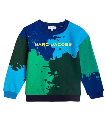Marc Jacobs Kids Printed cotton-blend sweatshirt