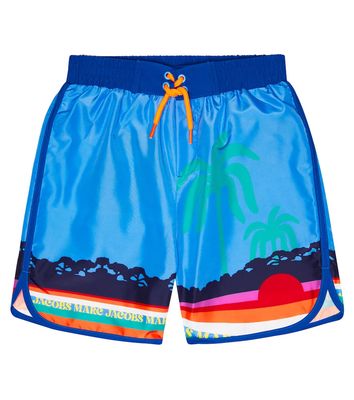 Marc Jacobs Kids Printed swim trunks