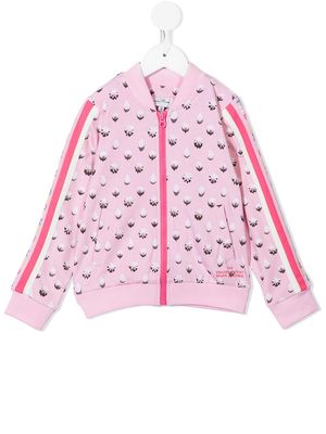 Marc Jacobs Kids seashell print track jacket - Pink