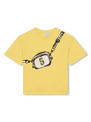 Marc Jacobs Kids Snapshot-print cotton T-shirt - Yellow